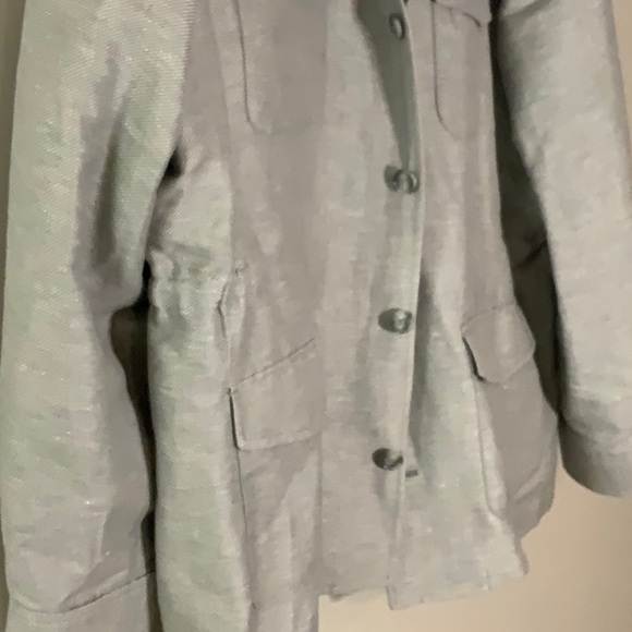 Light Gray Button-Up Jacket - Picture 10 of 10
